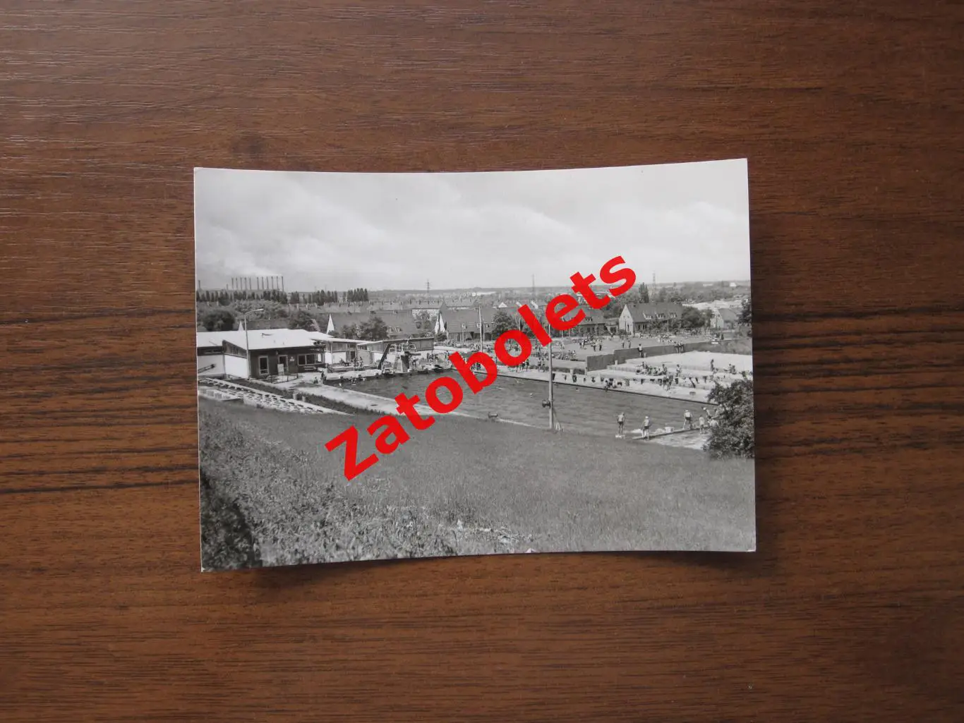 Почтовая карточка Германия Бранденбург Водный стадион бассейн Виды городов 7