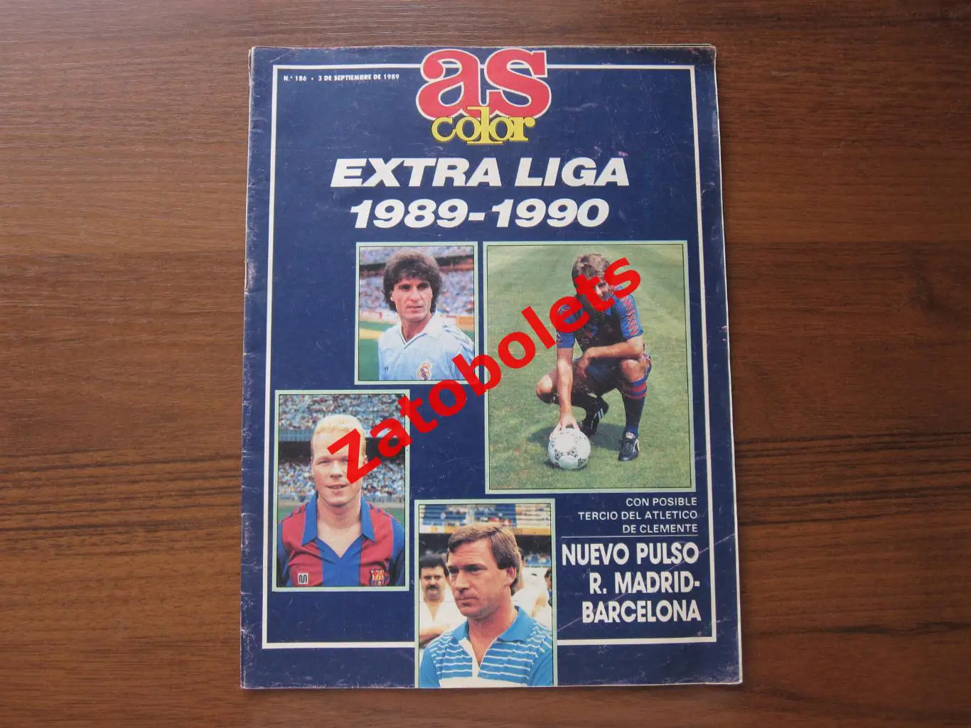 as color № 186 Extra LIGA/Ла Лига 1989-1990