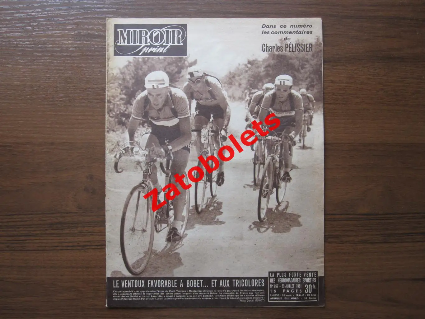 Журнал Miroir-Sprint/Франция №267 - 23.07.1951 Легкая атлетика