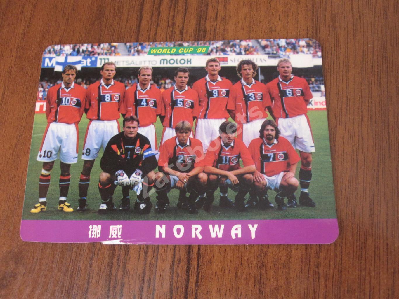 Туре Андре Фло / Дания Чемпионат Мира 1998 World Cup 1