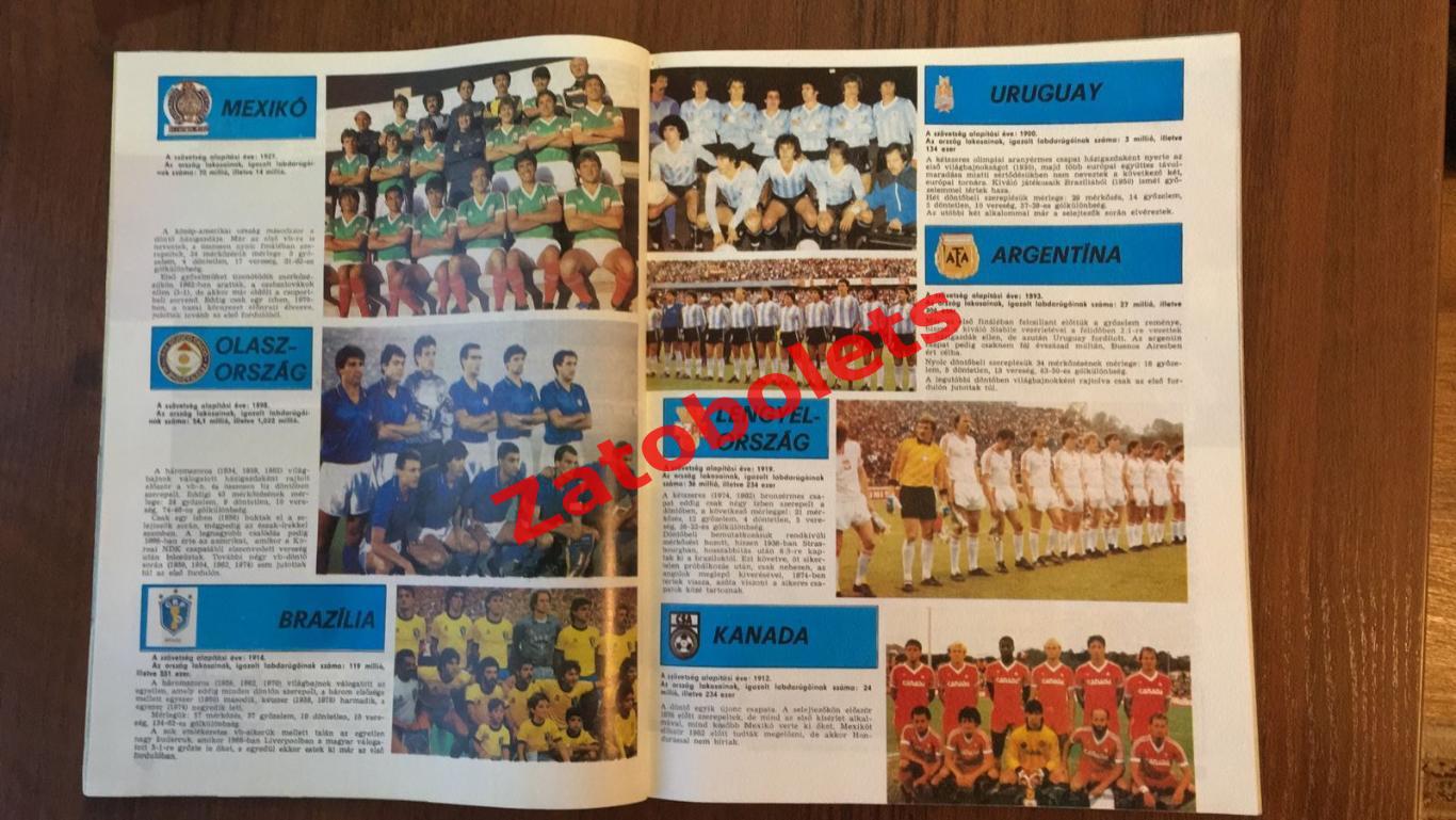 Журнал Кепеш Спорт/Kepes sport 51-53 1985 Mundial 86 Чемпионат Мира Мексика-86 2