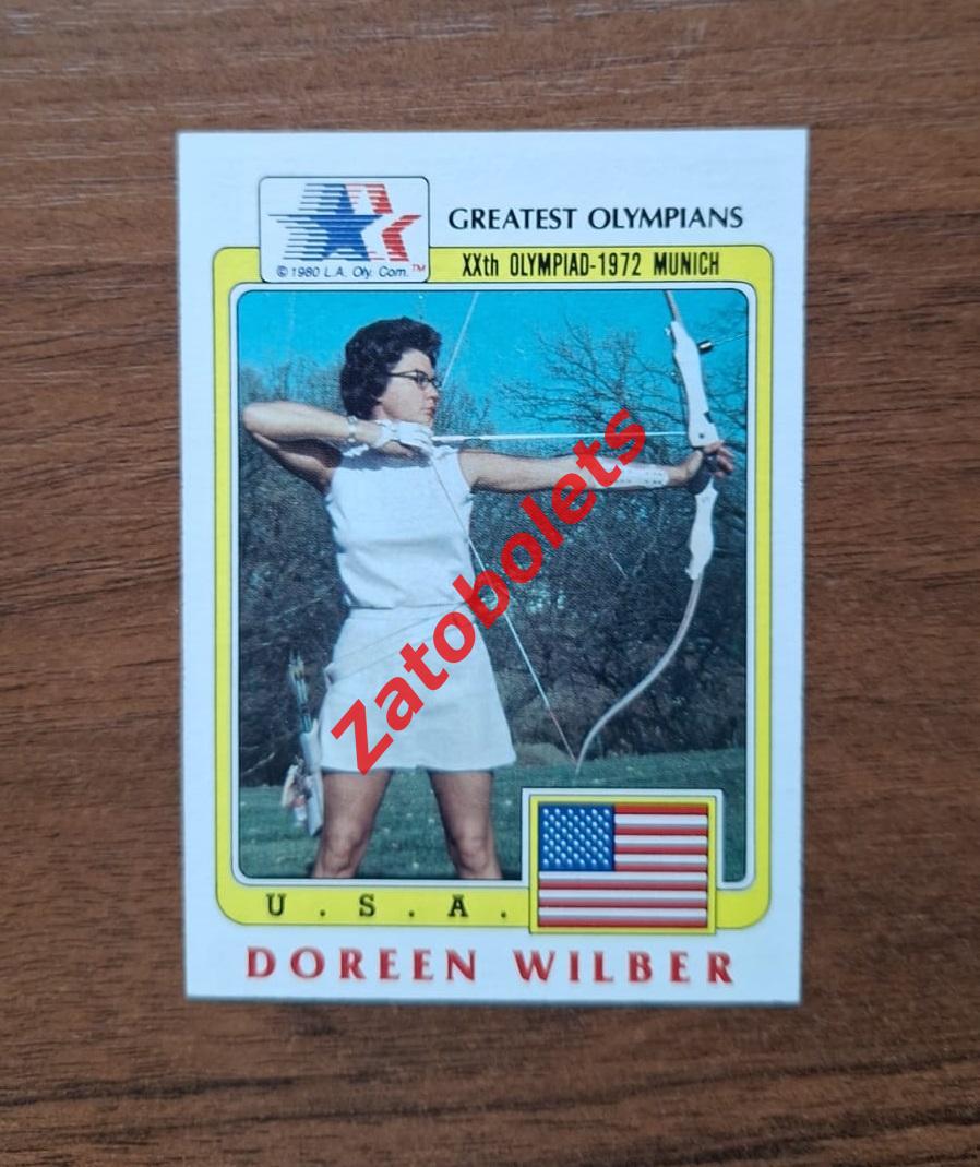 25 Великие олимпийцы США Doreen Wilber Стрельба из лука Олимпийские игры 1972