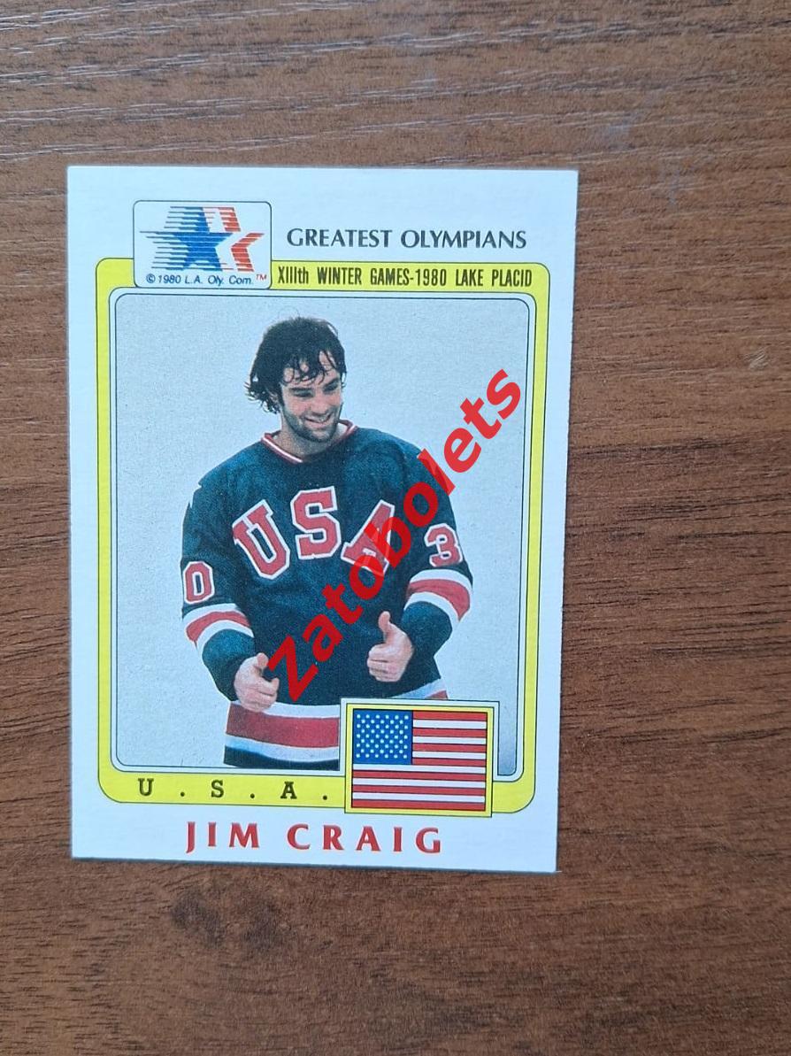 33 Великие олимпийцы США Jim Craig Хоккей Олимпийские игры 1980