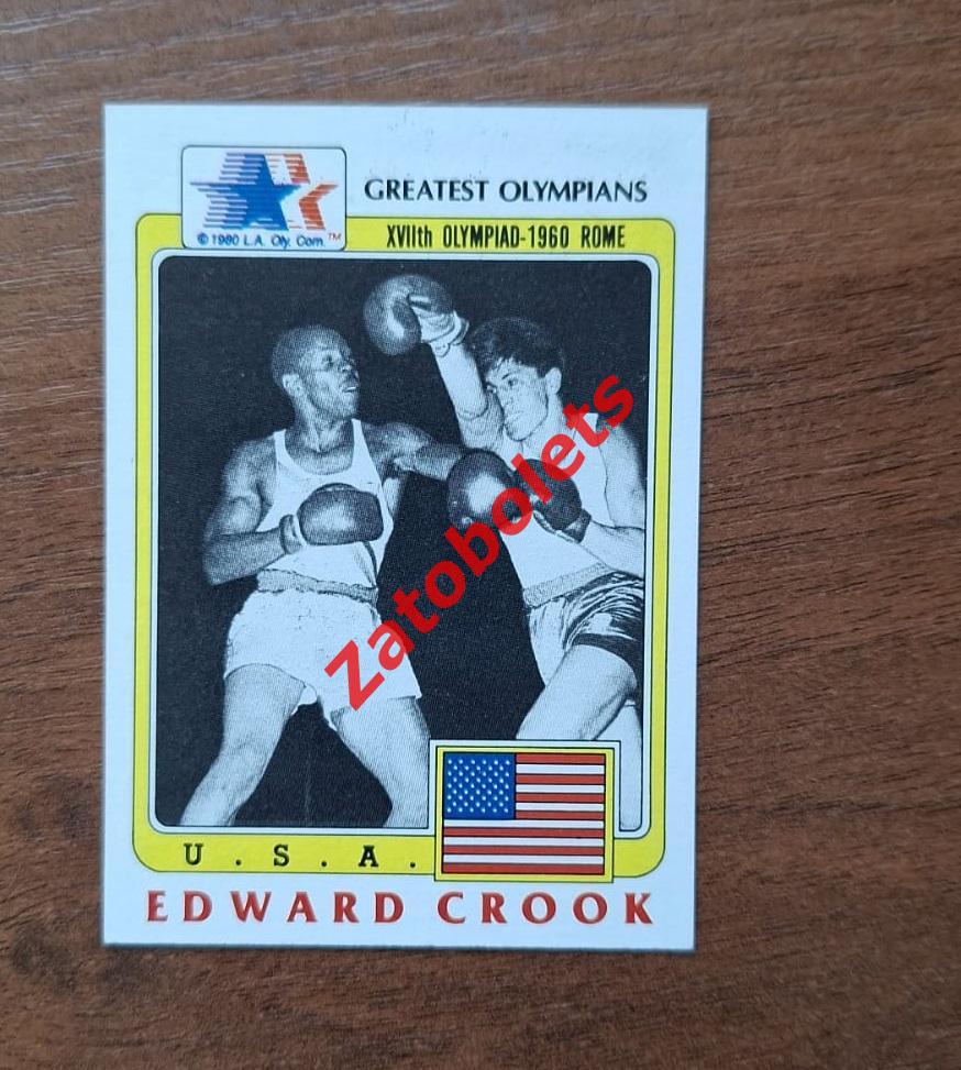 4 Великие олимпийцы США Edward Crook Бокс Олимпийские игры 1960