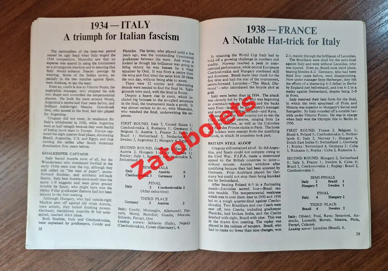 Чемпионат Мира 1966 Программа Evening standard Сборная СССР 6