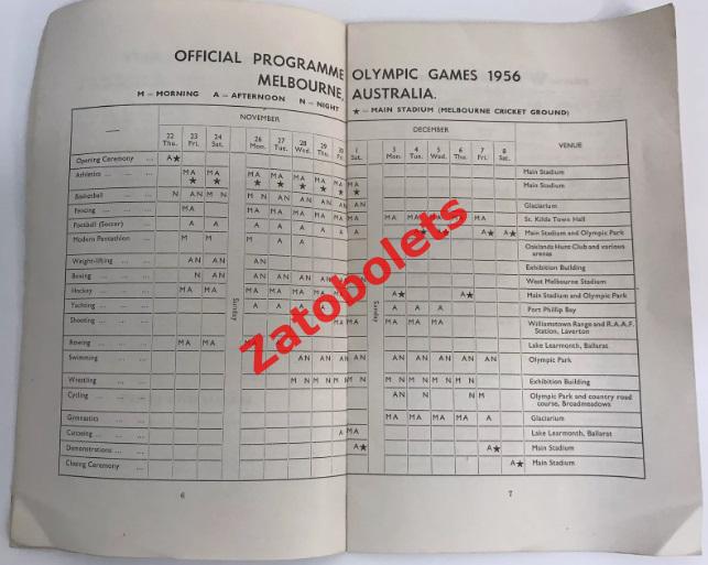 Сборная СССР Олимпийские Игры Олимпиада 1956 Мельбурн Австралия 1