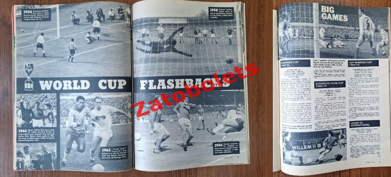 Football monthly Июль 1970 Чемпионат Мира Представление участников. СССР 7