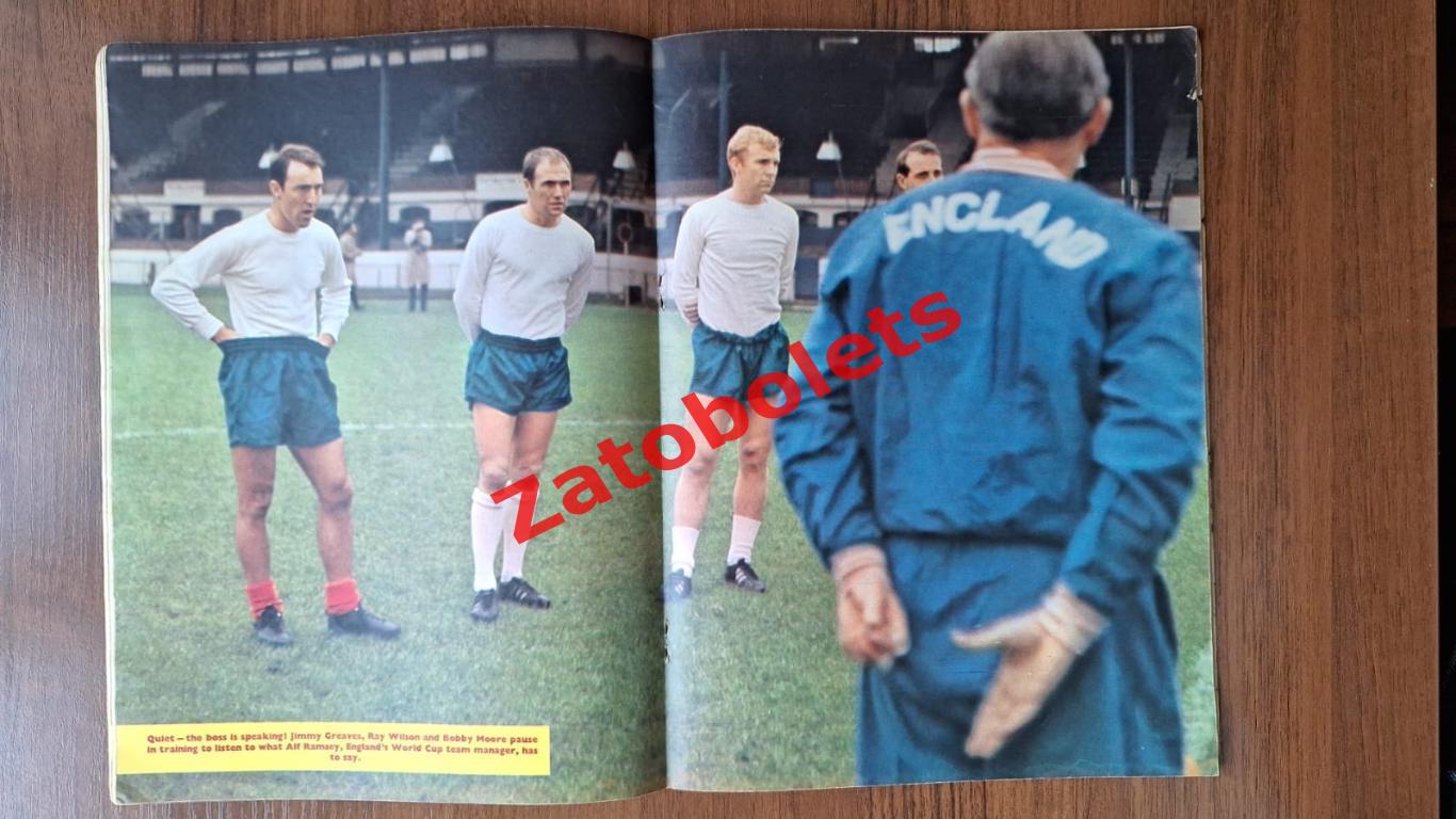 Football monthly Август 1966 Чемпионат Мира сборная СССР Эйсебио Мацолла Воронин 5