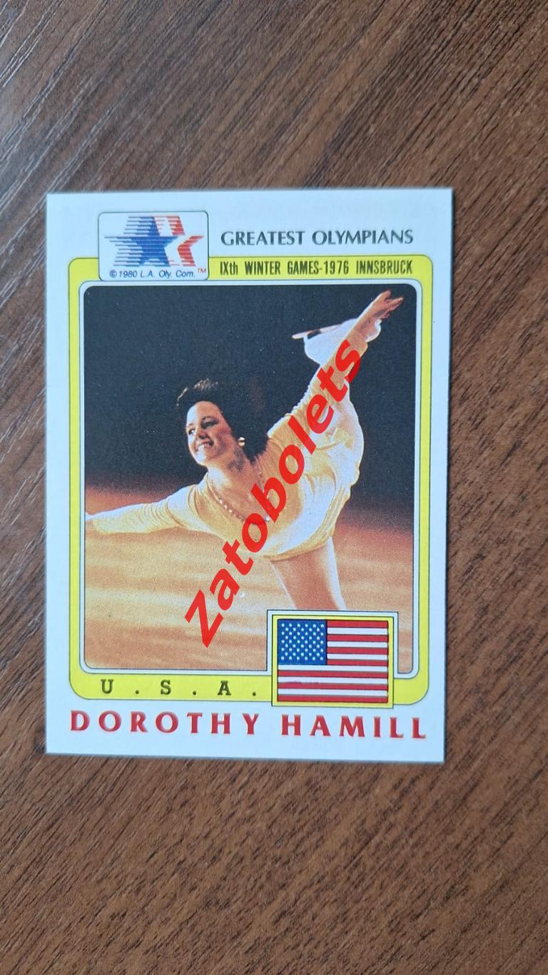 6 Великие олимпийцы США Dorothy Hamill Фигурное катание Олимпийские игры 1976