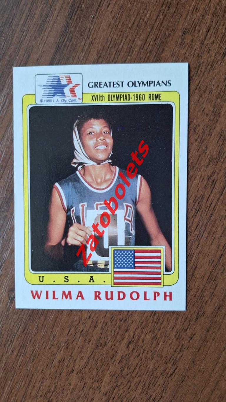 94 Великие олимпийцы США Wilma Rudolph Легкая атлетика Олимпийские игры 1960