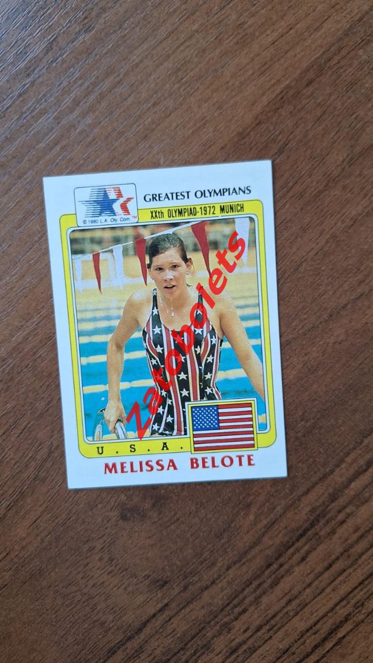 68 Великие олимпийцы США Melissa Belote Плавание Олимпийские игры 1972