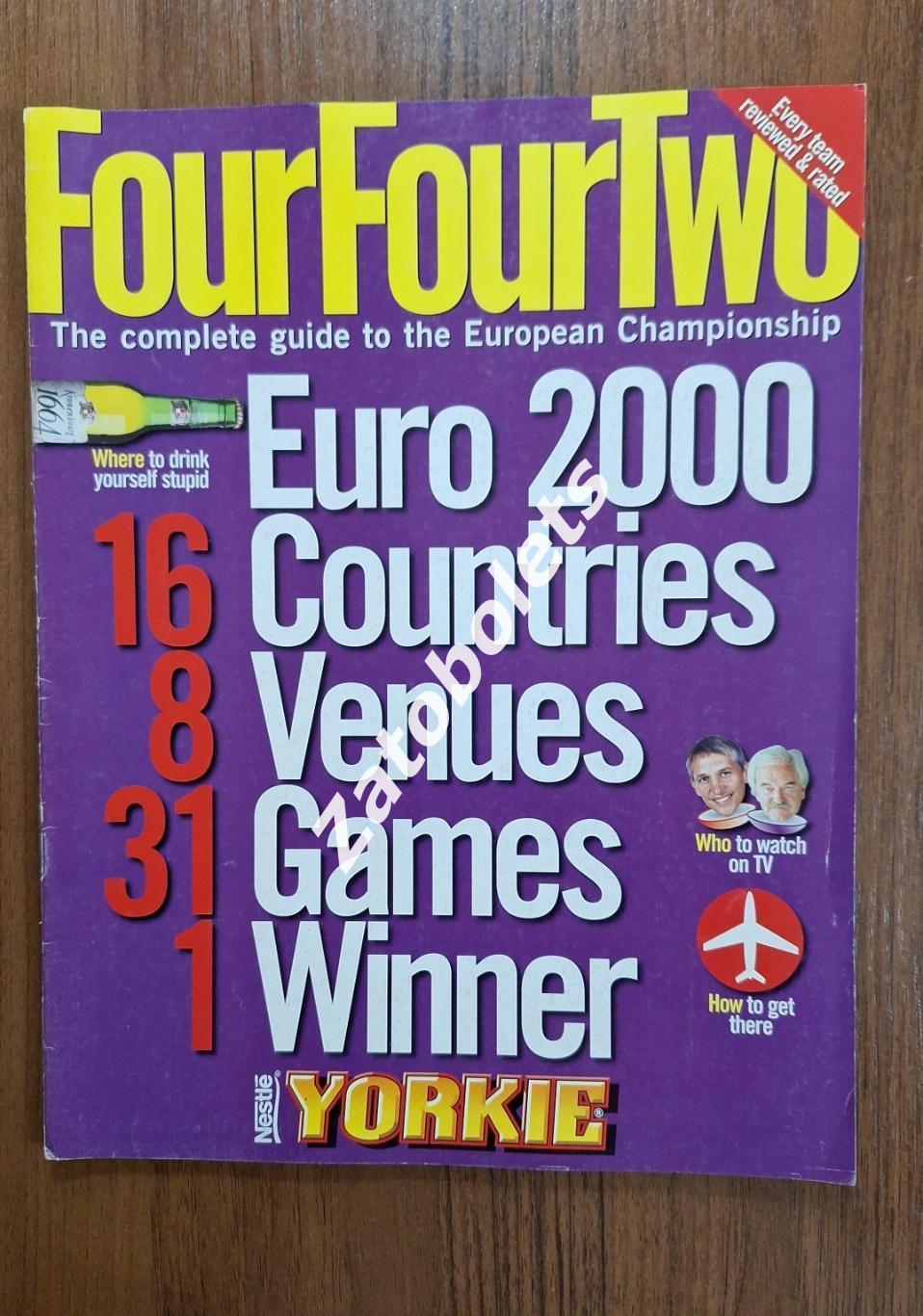 Чемпионат Европы 2000 Программа гид FourFourTwo