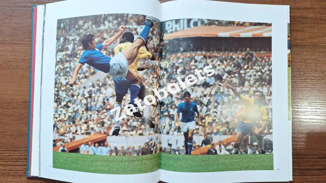 Книга Фотоальбом Чемпионат мира по футболу 1974 Германия Брайтнер 2
