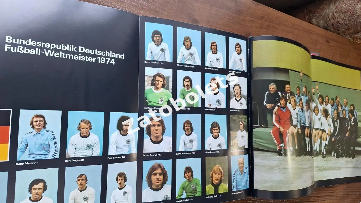 Книга Фотоальбом Чемпионат мира по футболу 1974 Германия Брайтнер 6