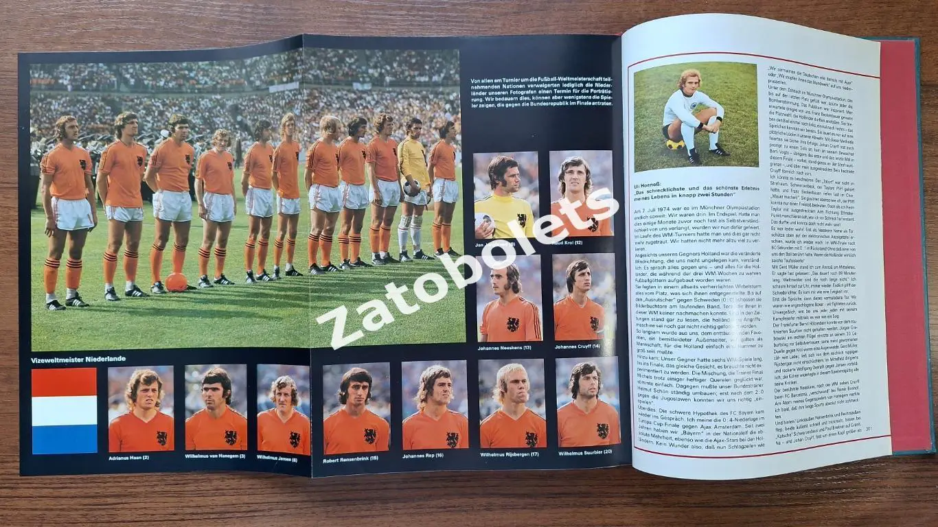 Книга Фотоальбом Чемпионат мира по футболу 1974 Германия Брайтнер 7