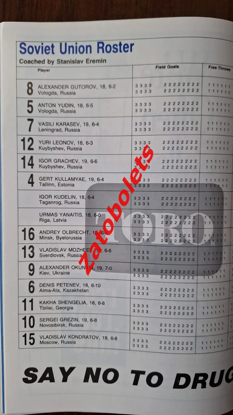 Баскетбол Индиана США - СССР (молодежная) 09.05.1990 Юдин Карасев Куделин Грезин 1