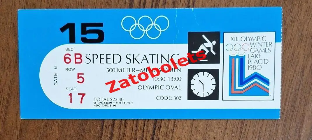 Конькобежный спорт 15.02.1980 Олимпийские игры Лейк-Плэсид США Олимпиада