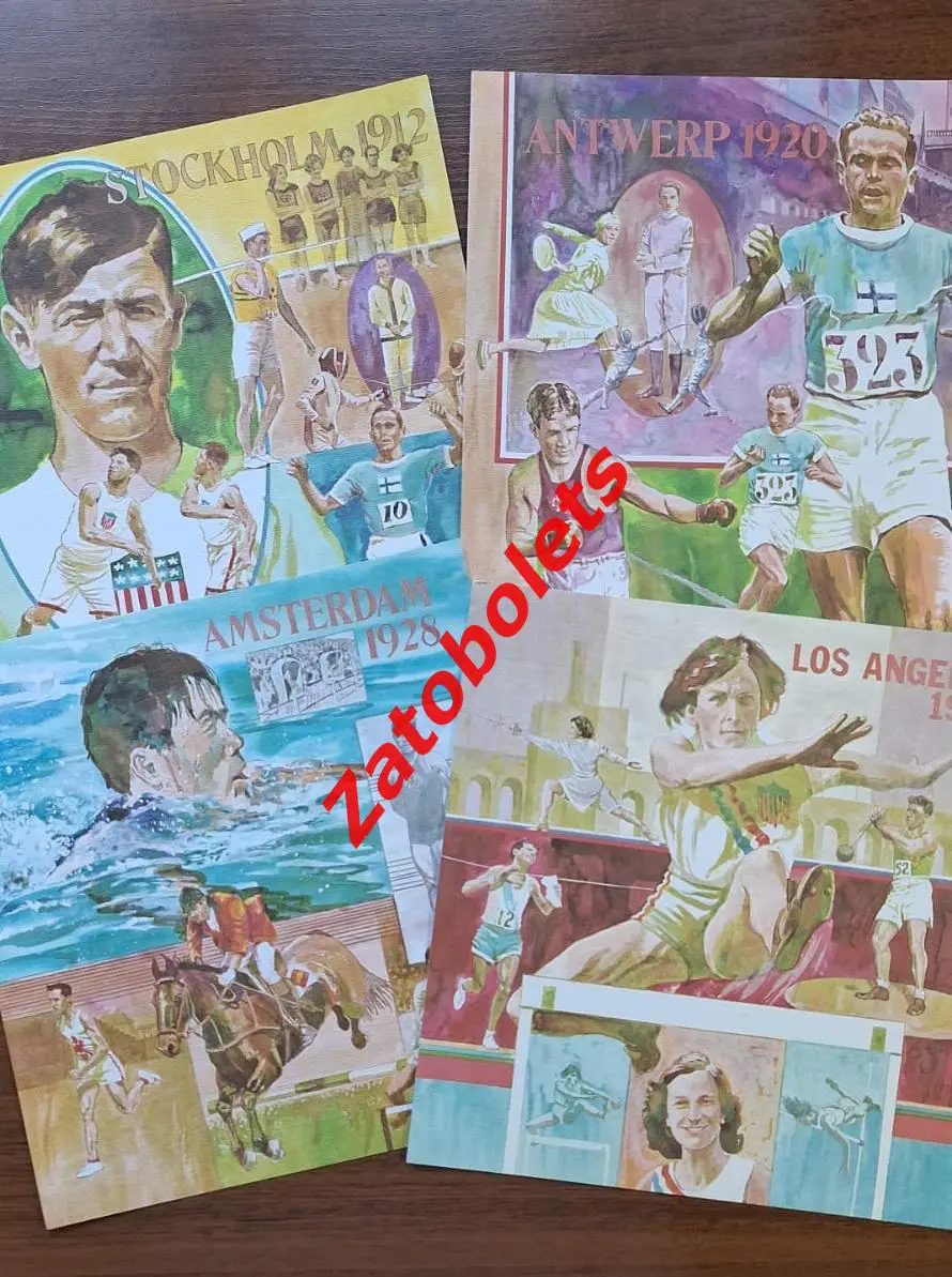 Олимпийские Игры Олимпиада 1896 - 1976 Герои Победители Чемпионы 4