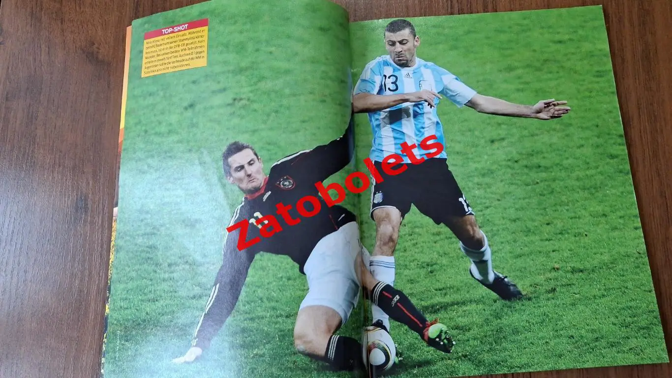 Журнал TOP in Fubball Чемпионат Мира 2010 Германия + Постер с расписанием А1 3