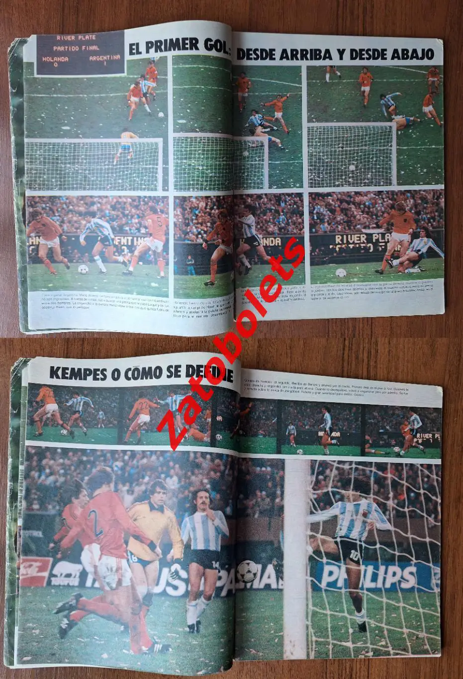 Чемпионат Мира 1978 Аргентина Финал Итоги Футбол El Grafico 1