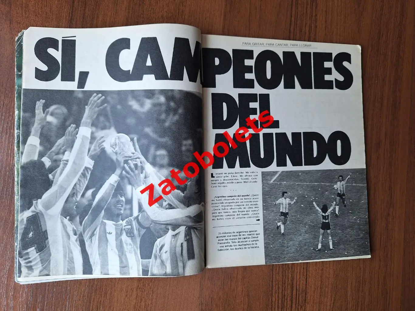 Чемпионат Мира 1978 Аргентина Финал Итоги Футбол El Grafico 2