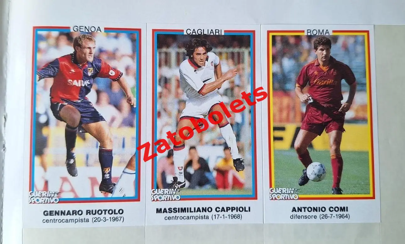 Альбом Серия А Чемпионат Италии 1993 - 1994 Guerin Sportivo Ювентус Милан Рома 5