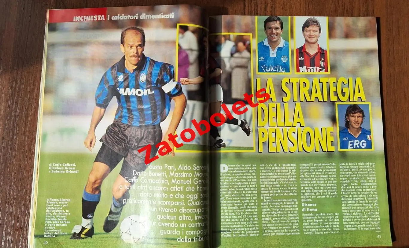 Guerin Sportivo 51 - 52 - 1993 Гуэрин Спортиво Италия Баджо Золотой Мяч 5