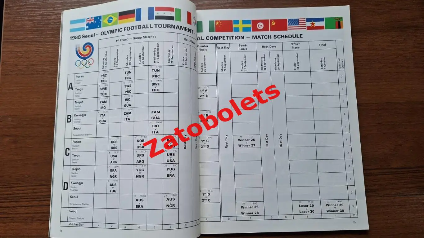 Сборная СССР 1988 Олимпиада Сеул Южная Корея Олимпийские игры 1