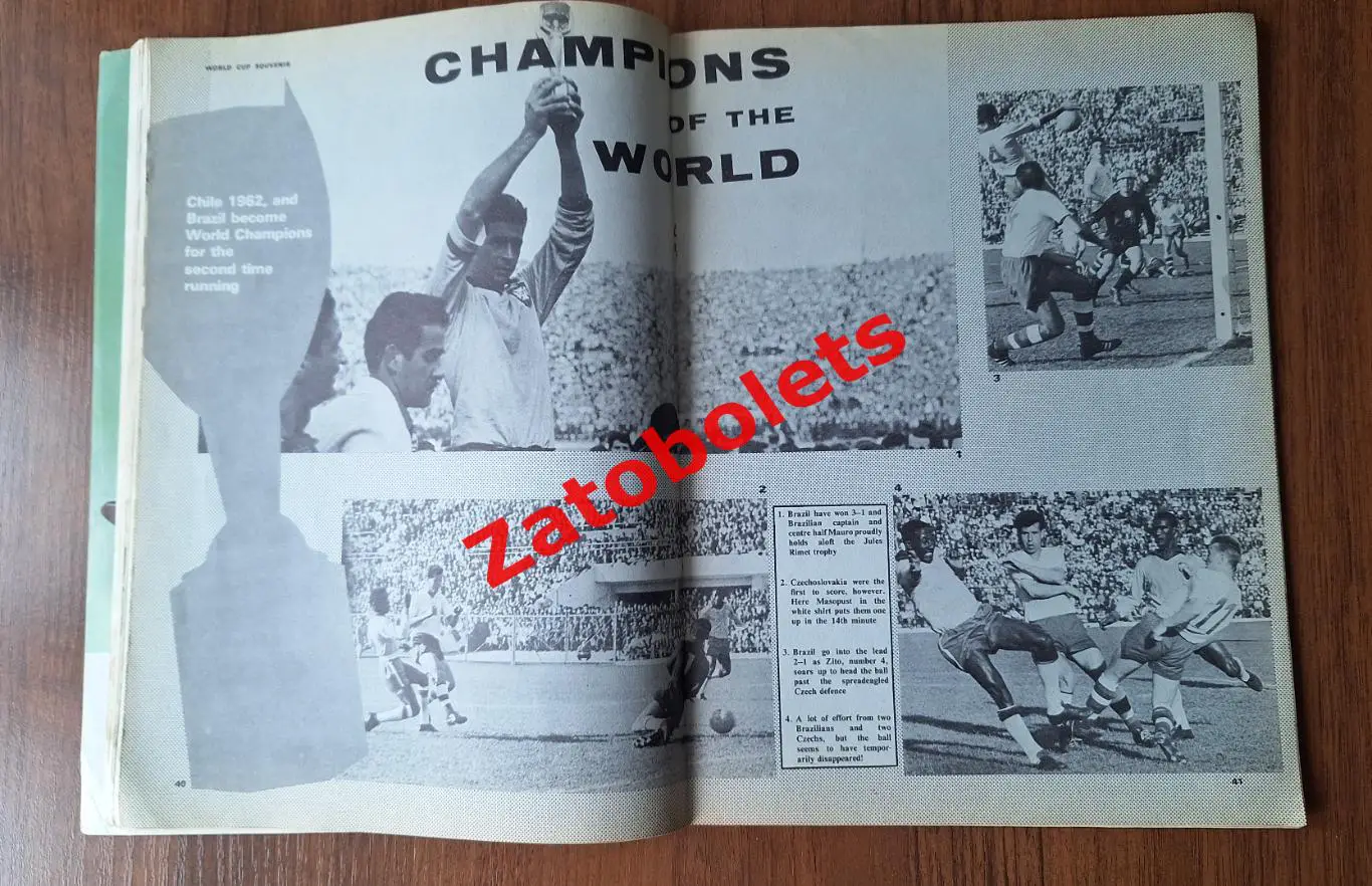 Чемпионат Мира 1966 Англия Программа Football monthly Сборная СССР 4