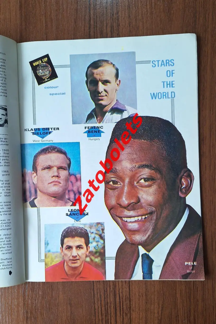 Чемпионат Мира 1966 Англия Программа Football monthly Сборная СССР 5