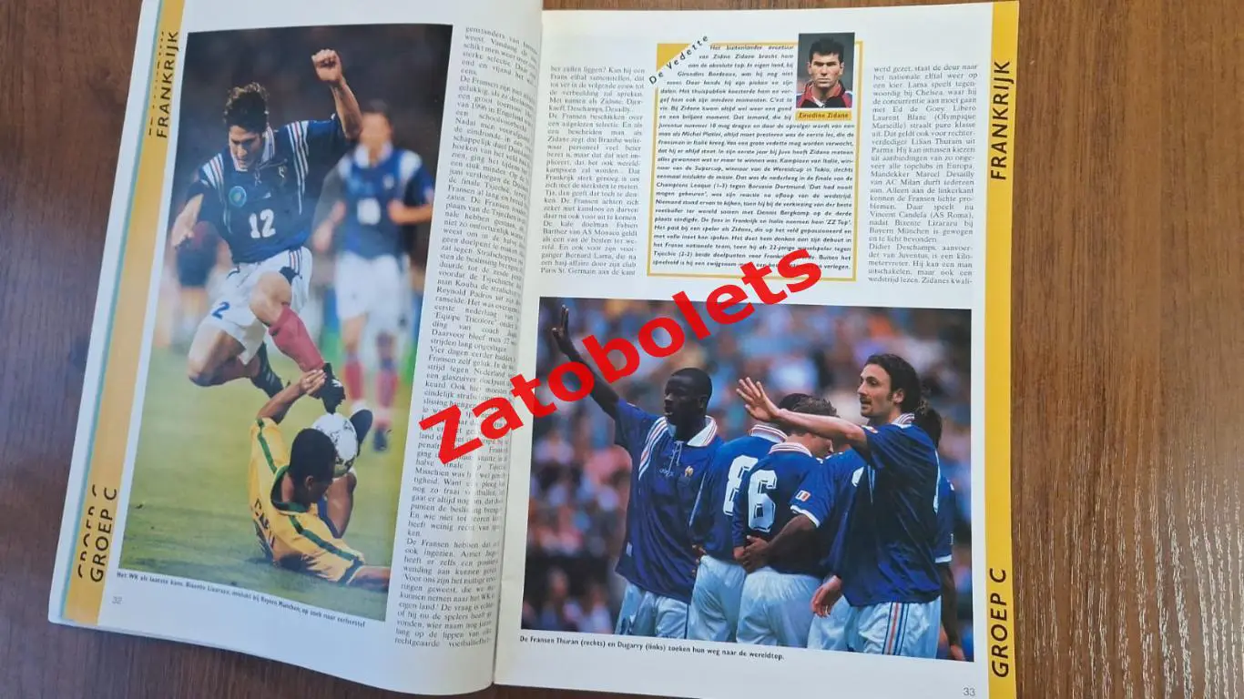 Чемпионат мира 1998 Франция Гид представление команд изд.Голландия 5