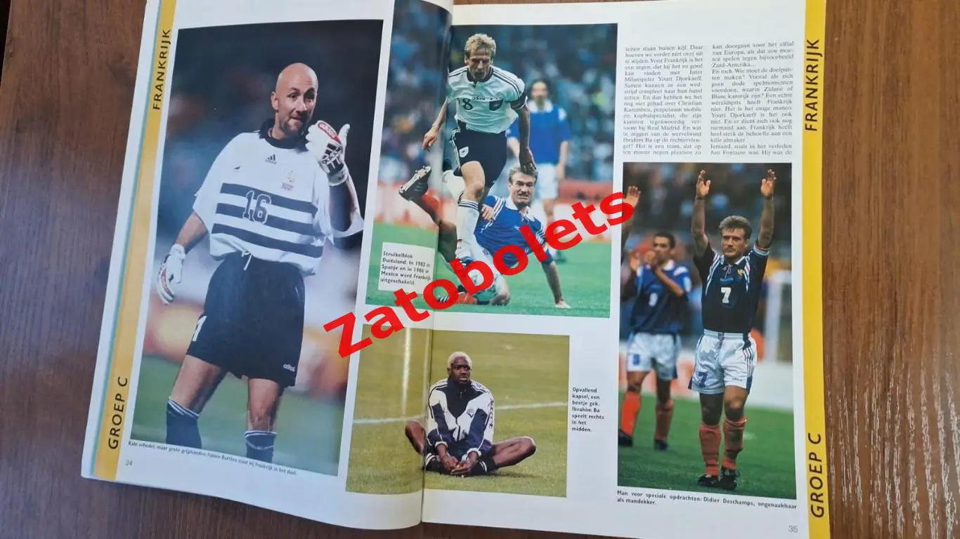 Чемпионат мира 1998 Франция Гид представление команд изд.Голландия 6