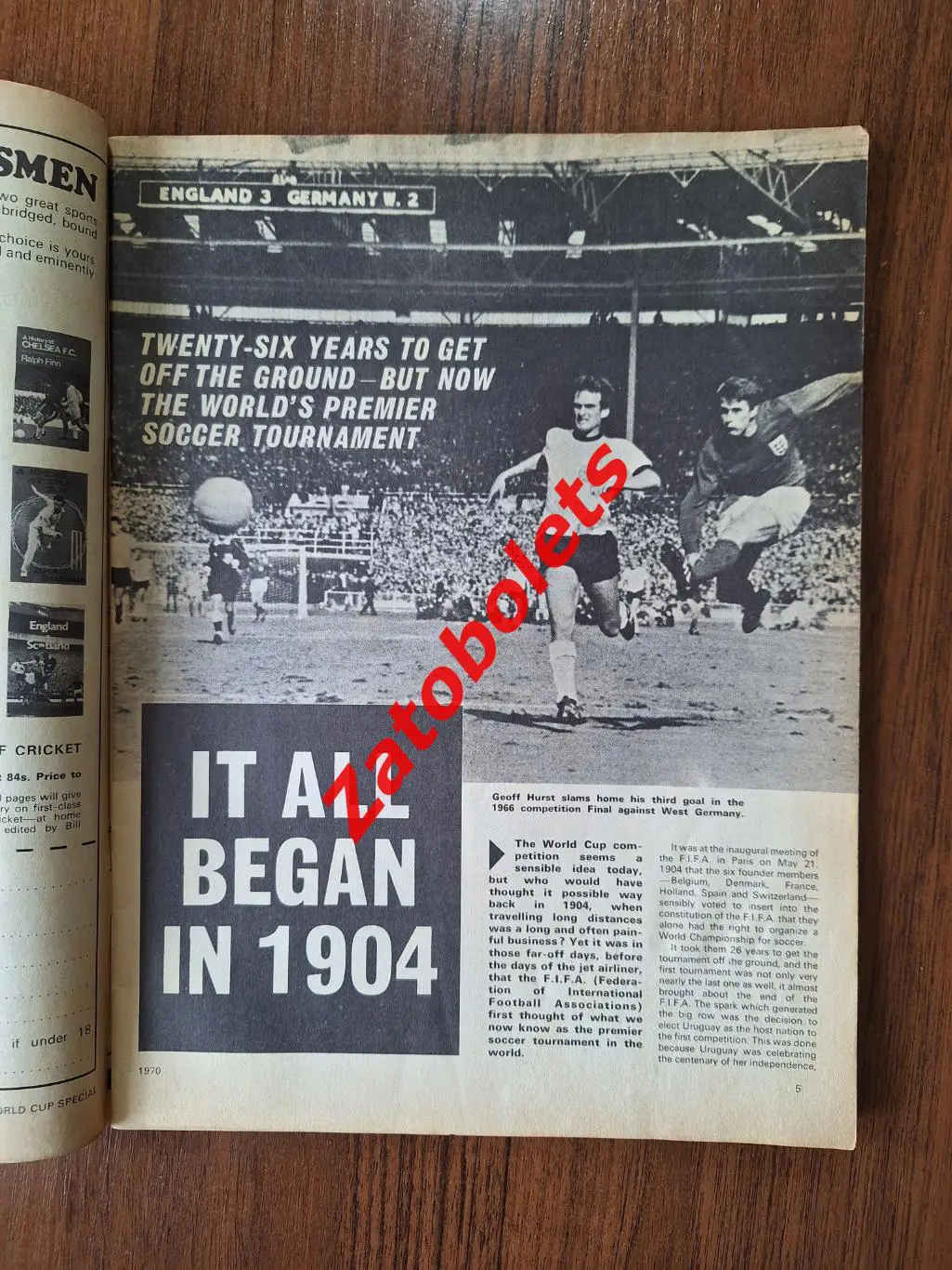 Спецвыпуск Чемпионат мира Мексика 1970 представление команд 2