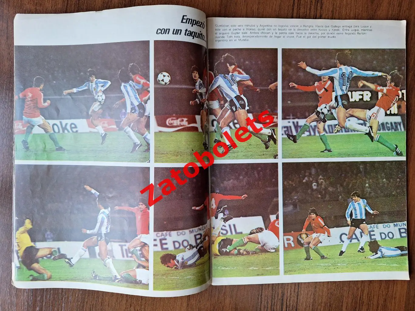 Сто лучших фото Чемпионат Мира 1978 Аргентина Итоги Футбол El Grafico Спецвыпуск 5