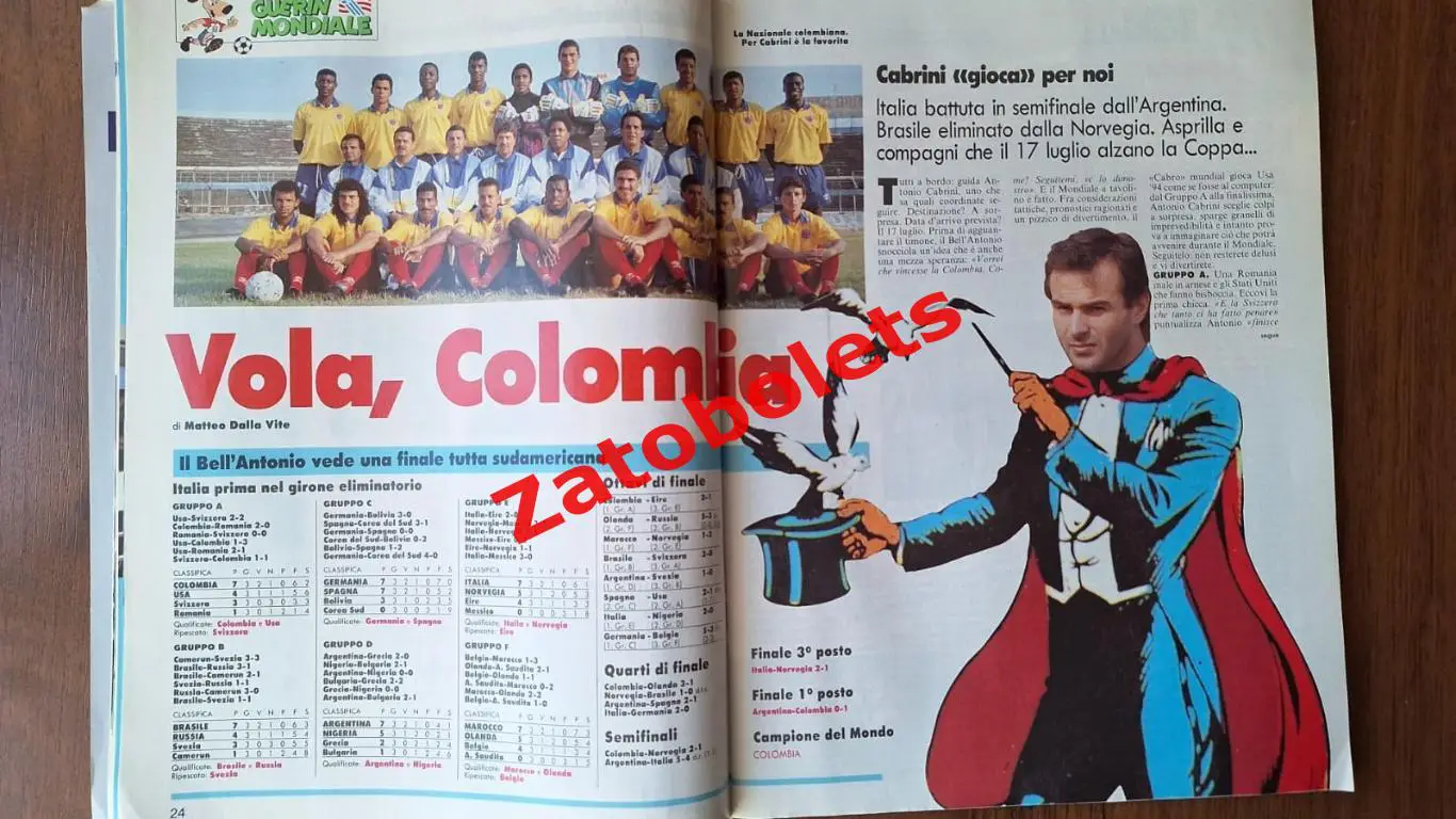 Guerin Sportivo 24 1994 Гуэрин Спортиво Чемпионат мира 2