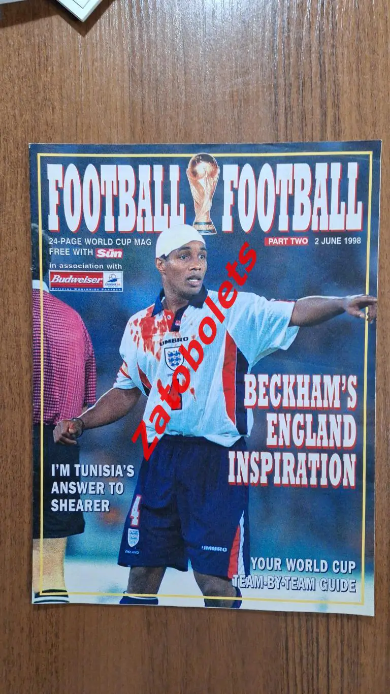 Чемпионат Мира 1998 Спецвыпуск Football Football Три части Гид Превью программа 4