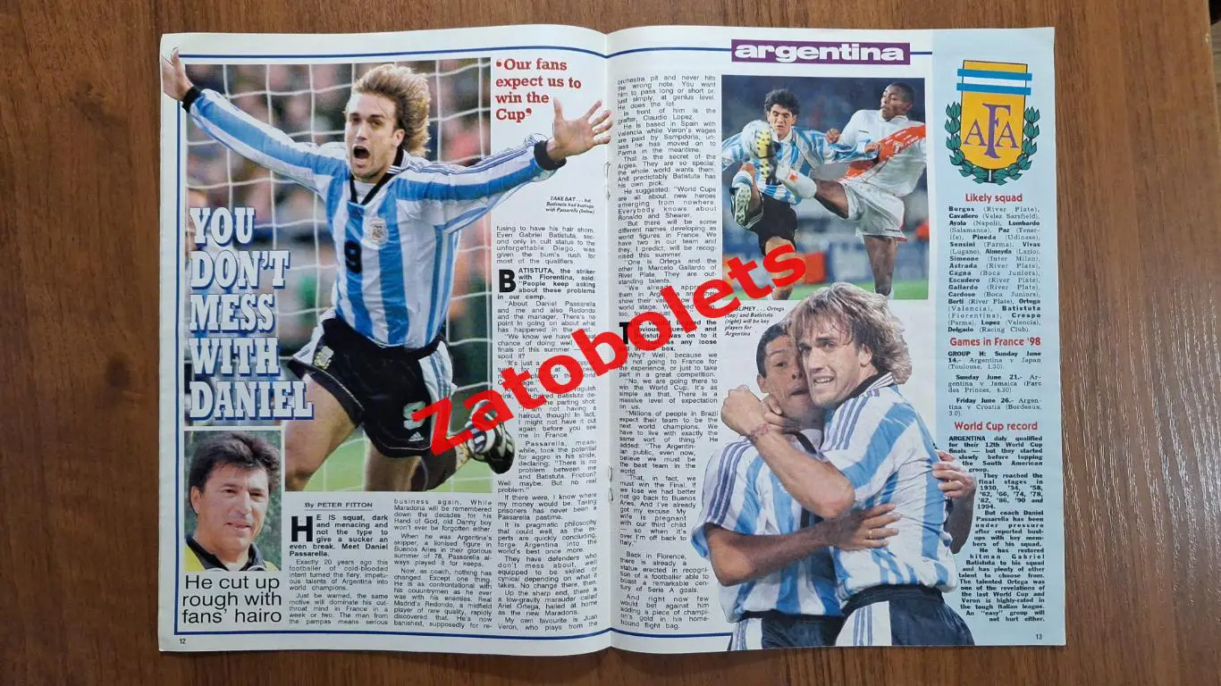 Чемпионат Мира 1998 Спецвыпуск Football Football Три части Гид Превью программа 5