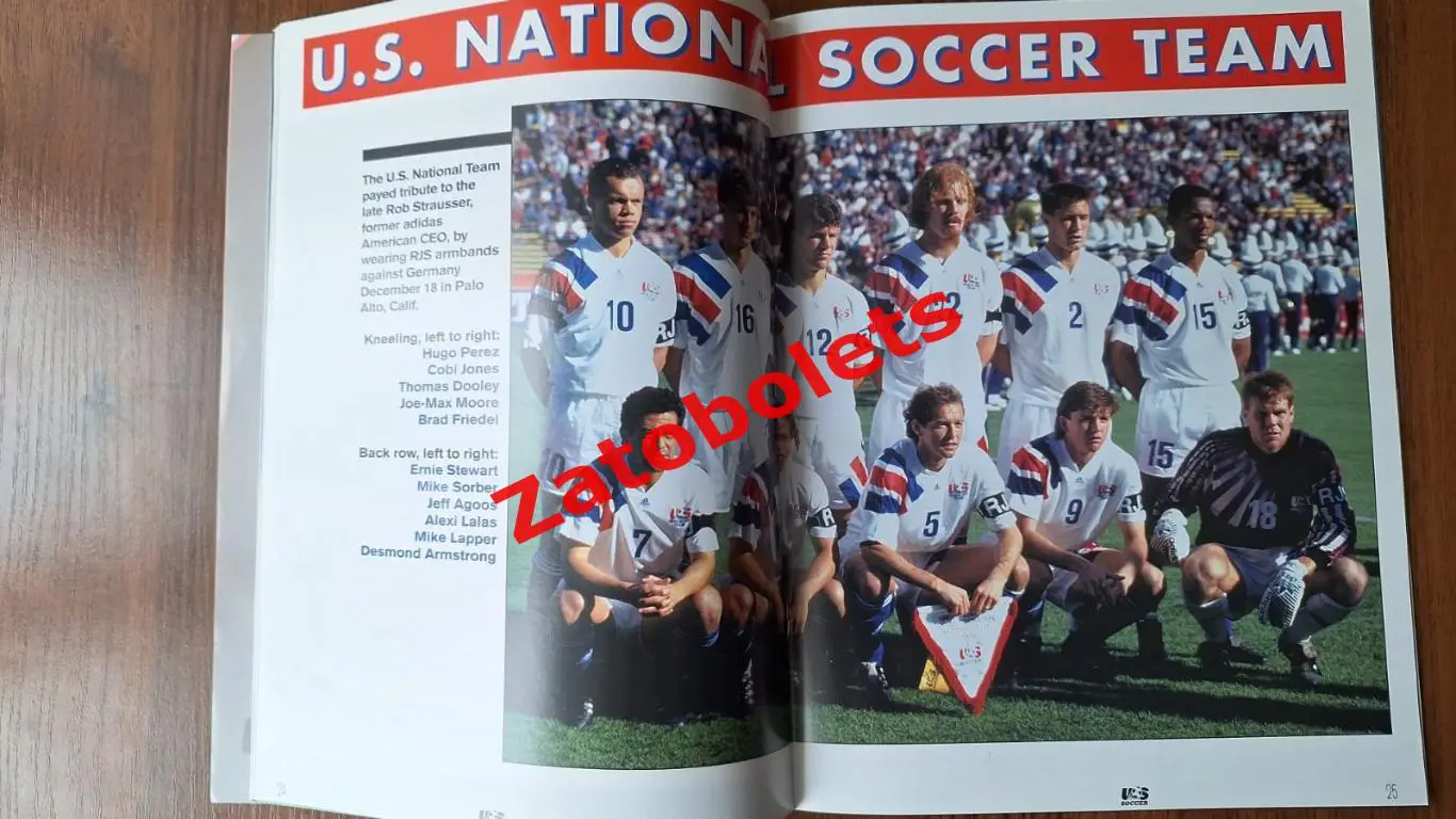 США - Армения 1994 Товарищеский матч 2