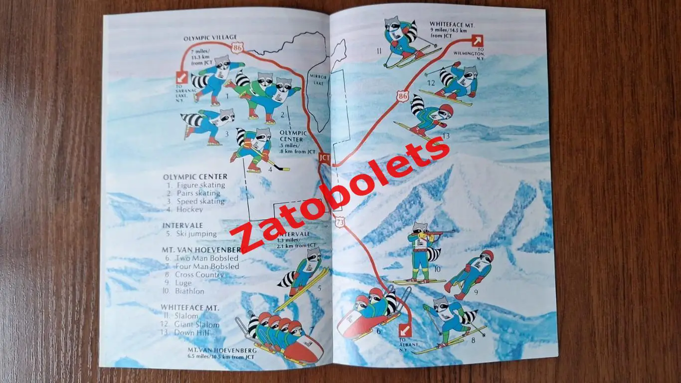 Олимпийские Игры Олимпиада Лейк-Плэсид 1980 США Книга фактов 2