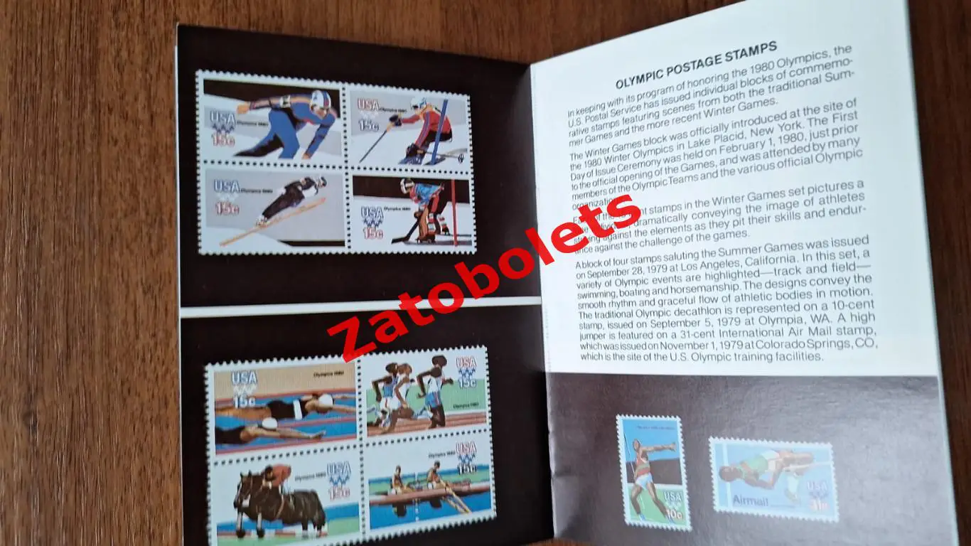 Олимпийские Игры Олимпиада Лейк-Плэсид 1980 США справочник и альбом сувениров 6