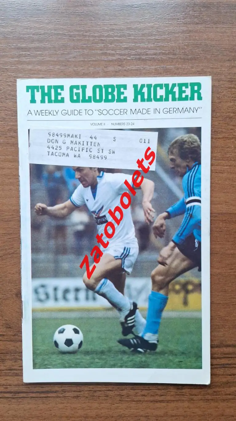Футбол Программа Чемпионат Европы 1980 EURO - 80 The Globe Kicker