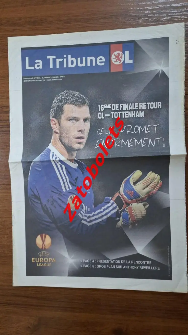 Лион Франция — Тоттенхэм Хотспур Лондон Англия 2013