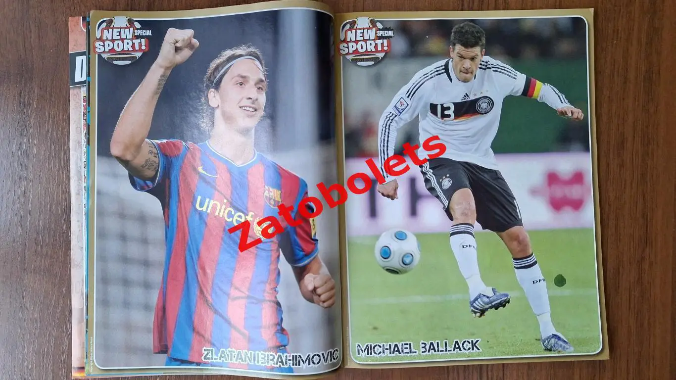 Журнал NEW SPORT Чемпионат Мира 2010 Месси Роналдо Баллак Ибрагимович Кака 3