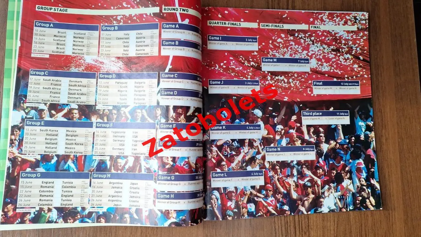 Футбол The Observer Альбом / Чемпионат мира 1998 Франция 2