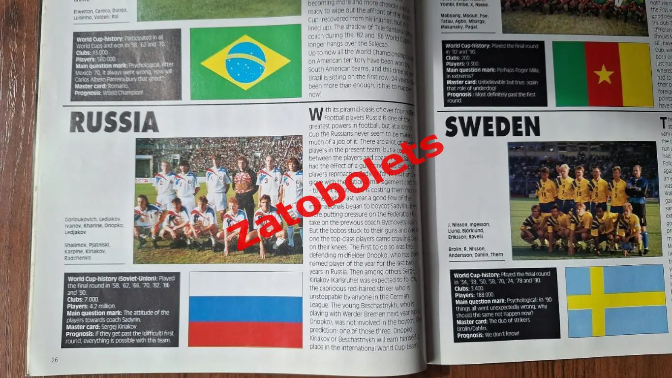 Чемпионат Мира по футболу 1994 США Общая программа турнира 1