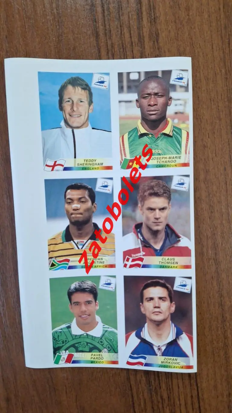 Миркович Югославия Panini / Панини - № 392 Чемпионат Мира 1998 Франция