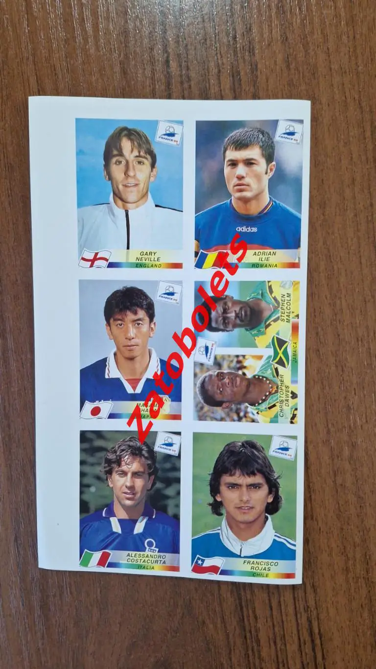 Ихара Япония Panini / Панини - № 521 Чемпионат Мира 1998 Франция