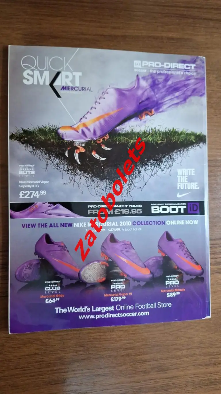 Журнал World Soccer Чемпионат Мира 2010 2