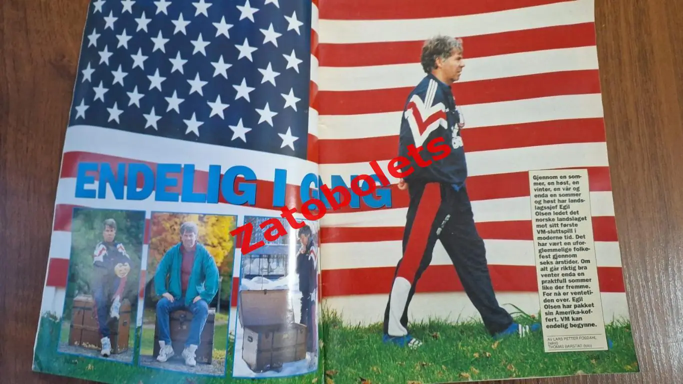 Чемпионат мира 1994 США Сборная России Превью представление команд изд.Норвегия 1