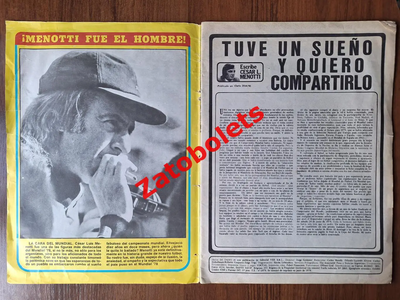 Чемпионат Мира 1978 Аргентина - Чемпион 36 стр 1
